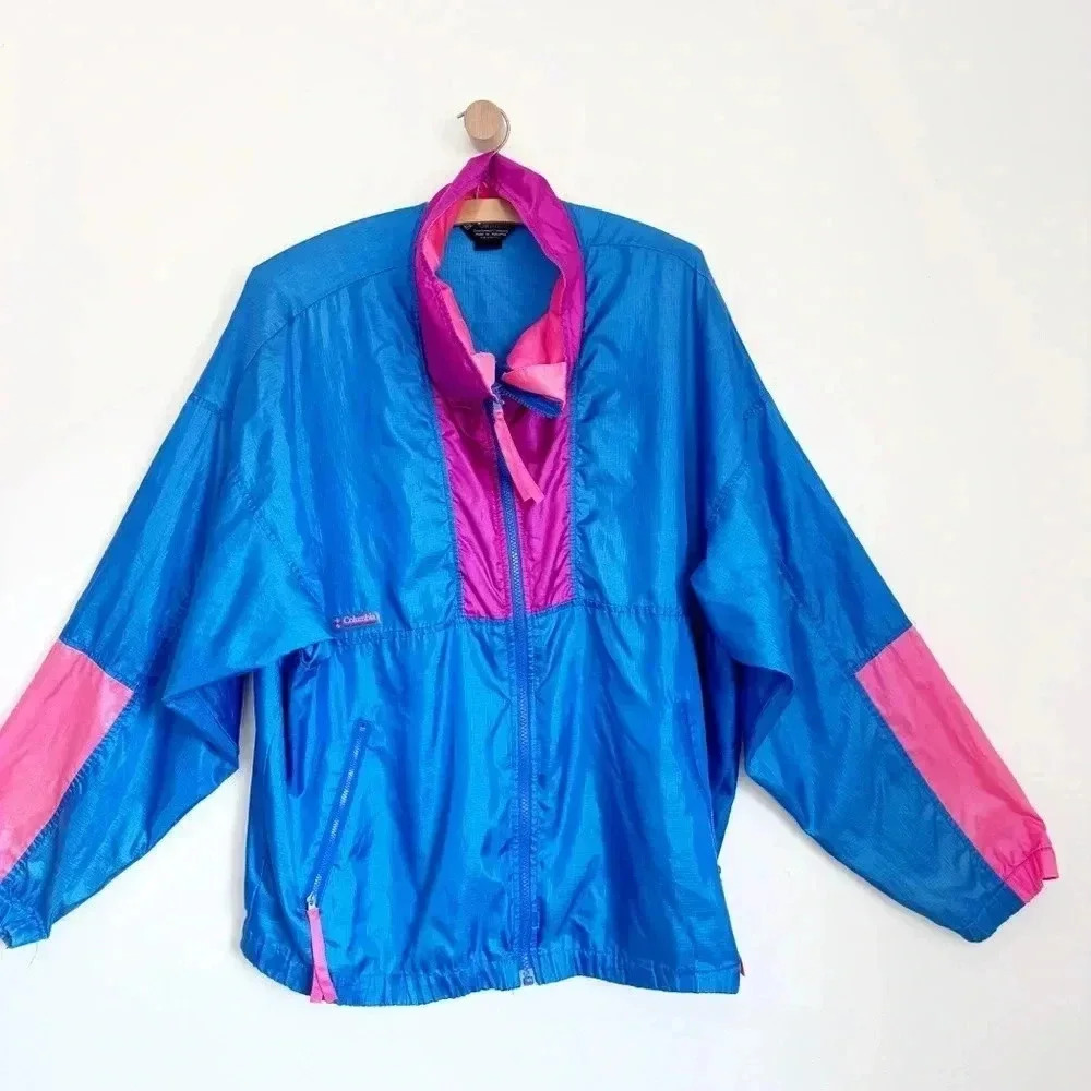 Vintage Columbia windbreaker jacket size XL
